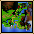 Map of Shining Force's Battle #3