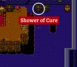 Shining Force - Item Locations - Shower of Cure, Demon Castle